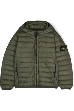 Stone Island Gewatteerd jack met patroon