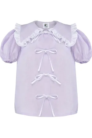 Sleeper Linnen pyjamatop met pofmouwen