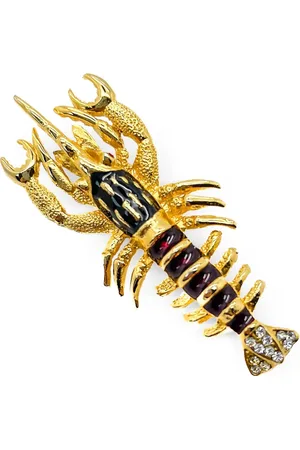 JENNIFER GIBSON JEWELLERY 1980s Lobster broche