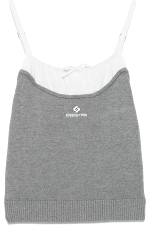 Shushu/Tong Fijngebreide tanktop