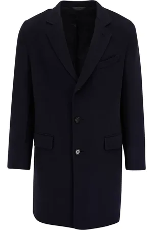 BRIONI Mantel van wolblend met enkele rij knopen