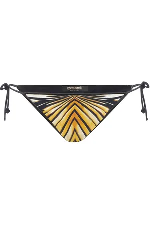 Roberto Cavalli Ray of Gold bikinislip met print