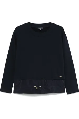 FAY Sweater met vlakken