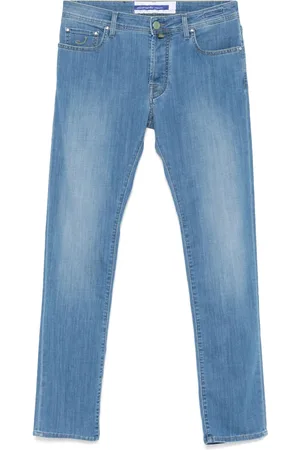 Jacob Cohen Jeans met logopatch