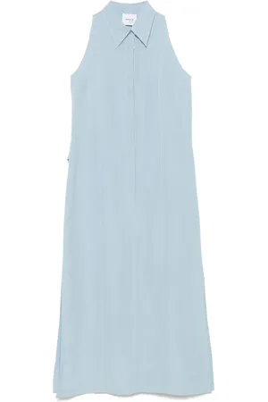 AKRIS Mouwloze shirtjurk