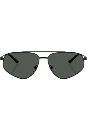 Emporio Armani Zonnebril met geometrisch montuur