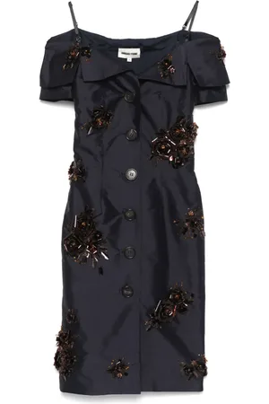 Shushu/Tong Jurk met bloemenpatch