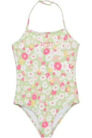 Nº21 Badpak met bloemenprint