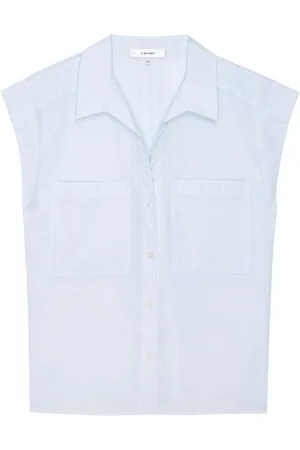 Frame The Seersucker Leisure blouse