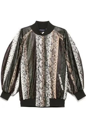 Cynthia Rowley Vegan bomberjack met slangen