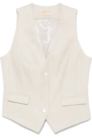 Michael Kors Gilet met enkele rij knopen