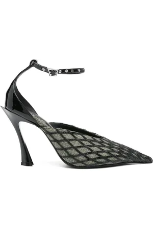 MUGLER 100 mm muiltjes met diamant