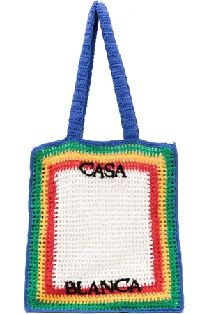 Casablanca Tennis gehaakte shopper