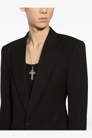 Dolce & Gabbana 18kt gouden Tradition hanger met diamant en smaragd