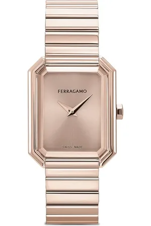 Salvatore Ferragamo Crystal Tank 33.5mm horloge