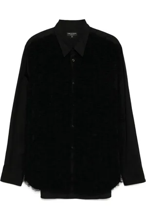 Comme des Garçons Overhemd met pompon detail