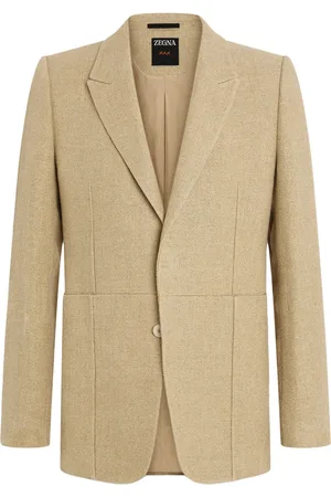 Ermenegildo Zegna Gemêleerde linnen blazer