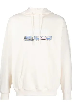 Drôle de Monsieur Hoodie met print