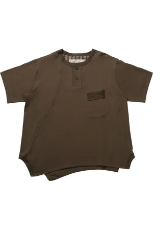 ZIGGY CHEN Buttoned pocket detail t