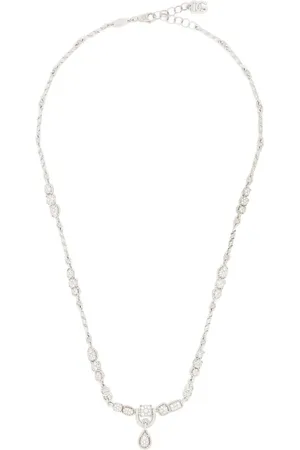 Dolce & Gabbana 18kt witgouden Easy halsketting met diamant
