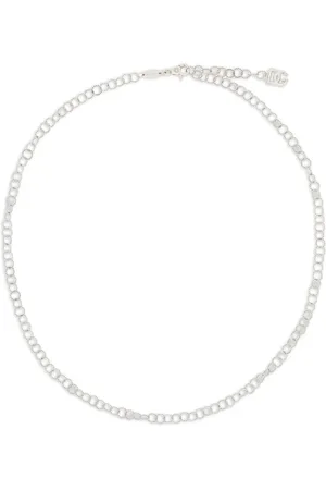 Dolce & Gabbana 18kt witgouden schakelhalsketting