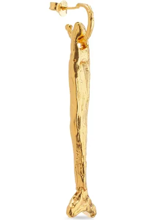 Alighieri 24kt yellow gold The Gone Fishing earring