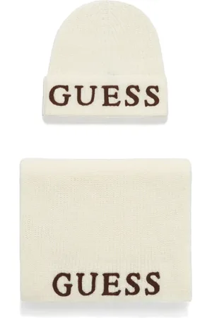 Guess Katoenen muts met geborduurd logo
