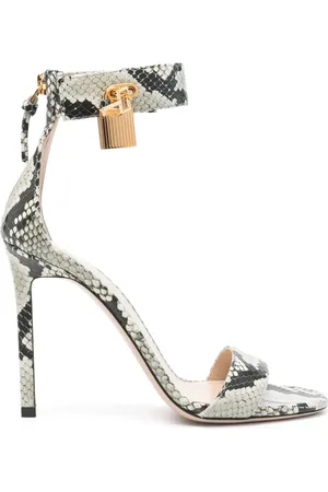Tom Ford 105 mm leren sandalen met hangslot