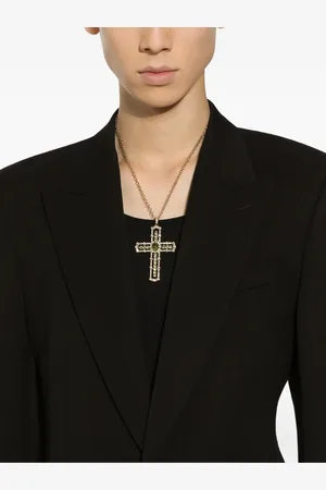 Dolce & Gabbana 18kt gouden Tradition hanger met diamant en peridot