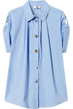 Twin-Set Blouse met omgeslagen mouwen