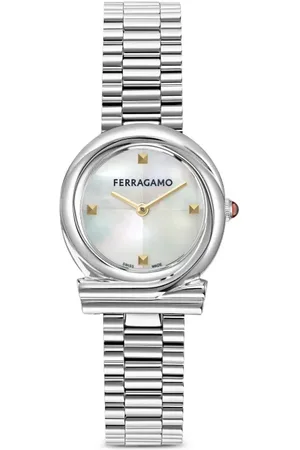 Salvatore Ferragamo Gancini gedraaid 28 mm horloge