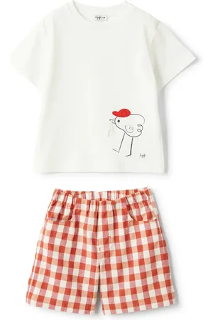 Il gufo Shorts met vogelprint