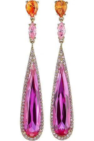 Anabela Chan 18kt roségouden oorbellen