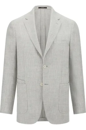 Boggi Milano Blazer met gemêleerd effect