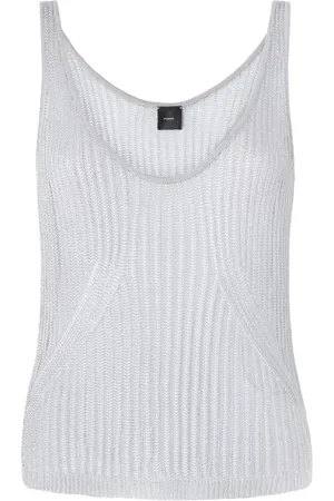 Pinko Ribgebreide tanktop