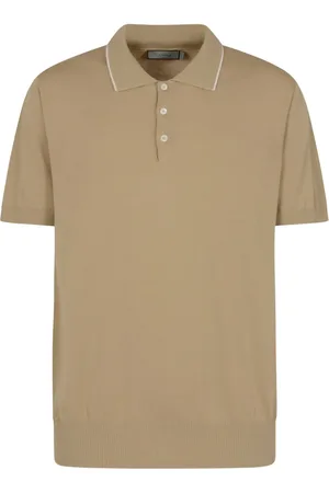 CANALI Fijngebreid poloshirt
