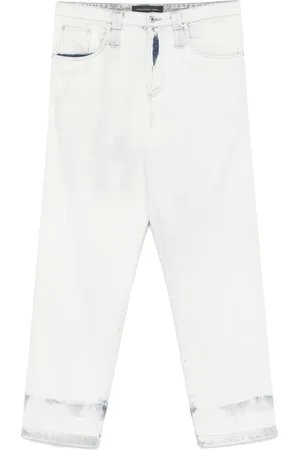Federico Cina Jeans met gebleekt effect