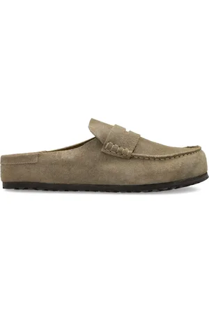 Birkenstock Naples suède klompen