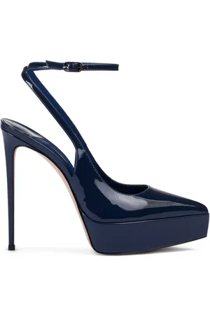 LE SILLA Uma lakleren pumps met plateauzool