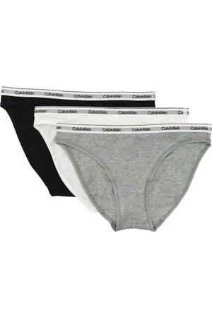 Calvin Klein Drie bikinislips met logoband