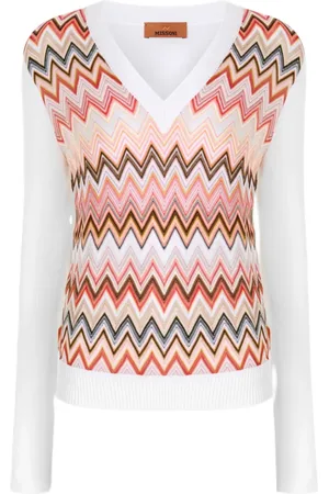 Missoni Trui met zigzagpatroon