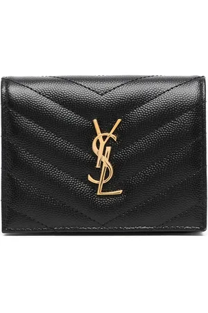 Saint Laurent Pasjeshouder met logoplakkaat