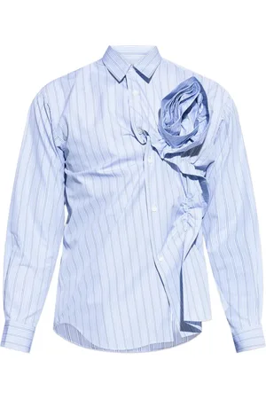 Comme des Garçons Overhemd met gesmockt detail