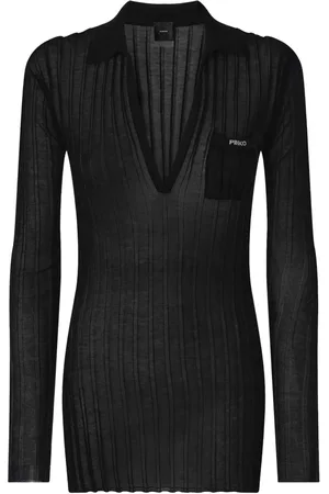 Pinko Geribbelde polotop