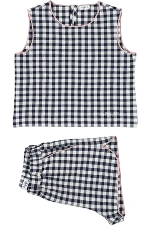 Il gufo Geruite top en shorts