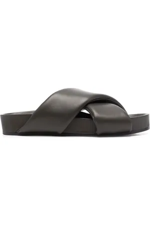 Jil Sander Leren sandalen