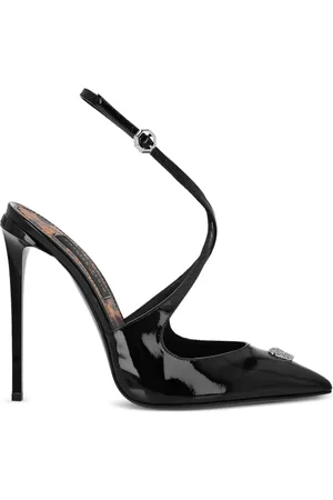 Philipp Plein 120 mm Skull pumps met stras