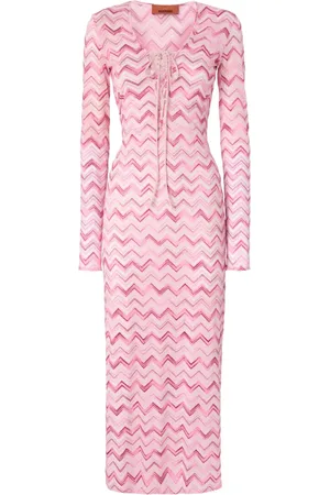 Missoni Jurk met zigzag patroon