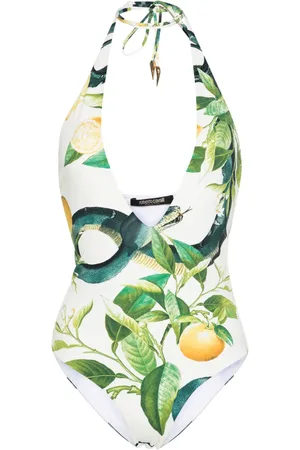Roberto Cavalli Badpak met logoprint
