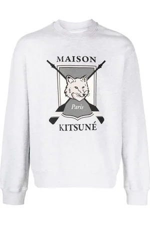 Maison Kitsuné Sweater met logoprint